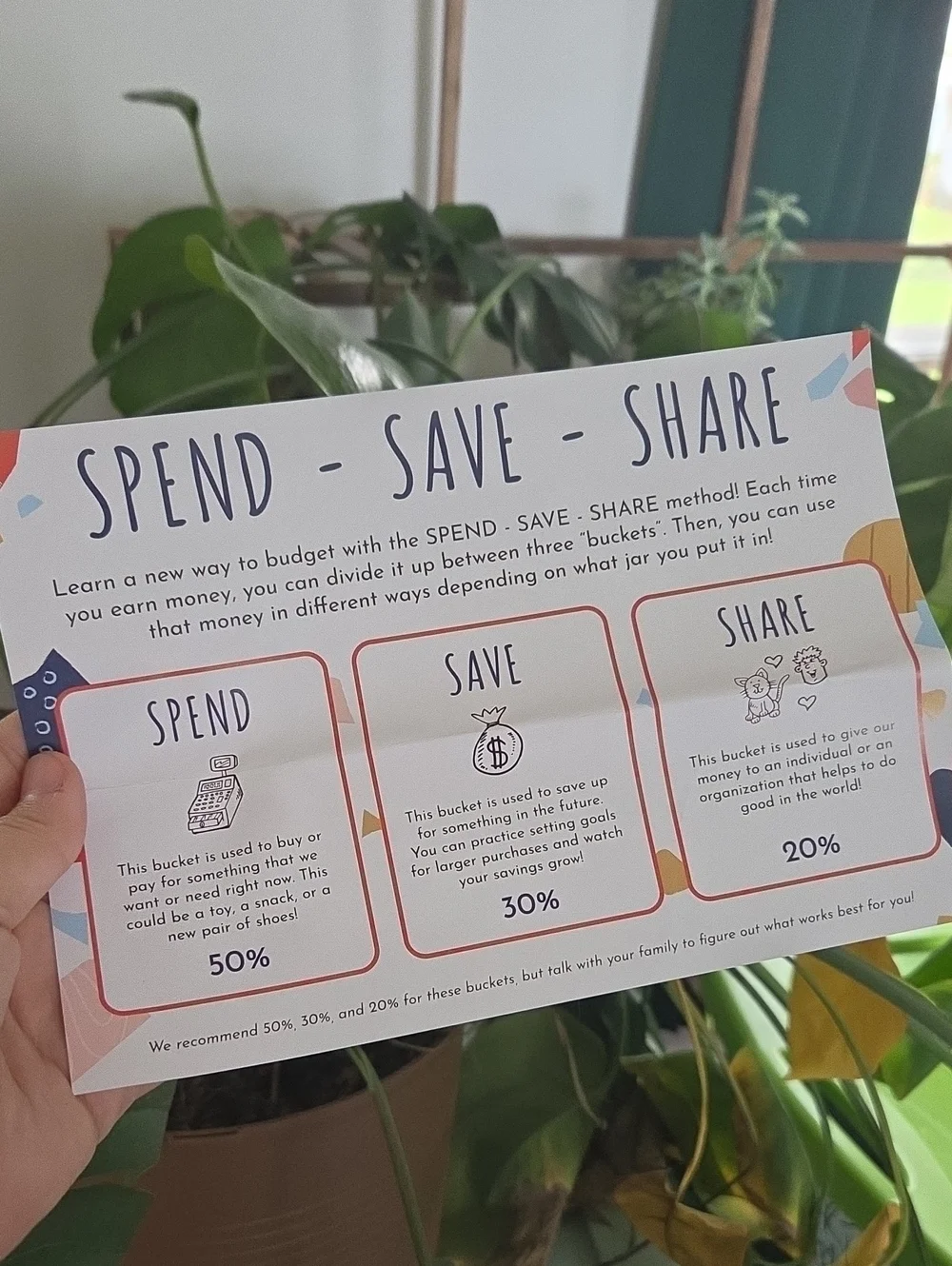 Spend Share Save Tin Can Set - Multicolor